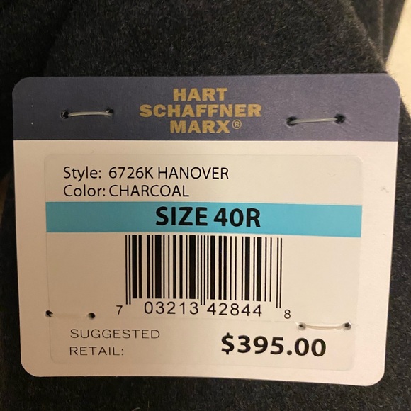 Hart Schaffner Marx Mens Wool Hanover Coat (40R) - Picture 6 of 7